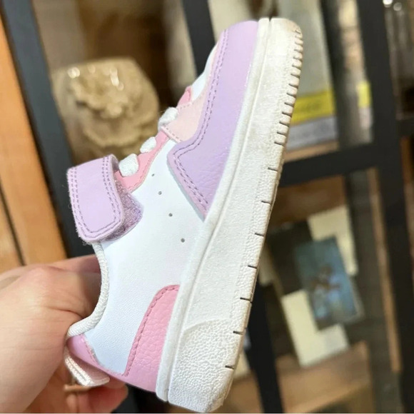 H&M kids sneakers toddler girl padded mesh platform baby air force shoes pastel - Picture 4 of 9